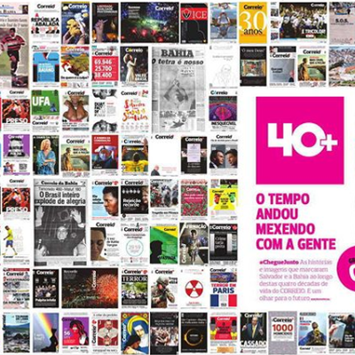 JORNAL CORREIO COMEMORA 40 ANOS COM O LANÇAMENTO DA CAMPANHA “CHEGUE JUNTO”