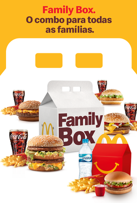 Méqui apresenta o Family Box com combos para todas as famílias  