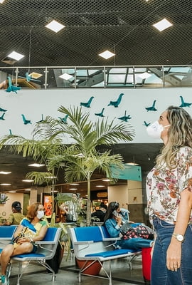 Instalação no Salvador Bahia Airport celebra Mês do Meio Ambiente 