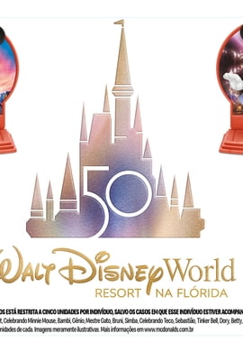 McLanche Feliz celebra os 50 anos do Walt Disney World 