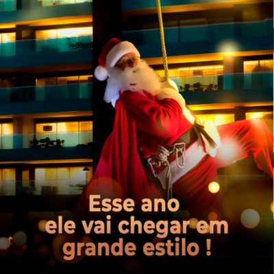 Papai Noel vai descer de rapel no Aquarius, na quarta (13)